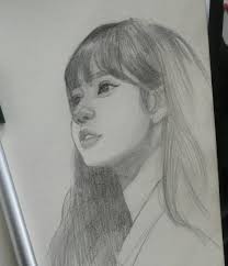 Lisa Blackpink Sketch Anime Sketch Kpop Drawings Pencil Drawings