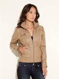 Guess Fiji Faux Leather Jacket 108 00 Faux Leather Jackets Leather Jacket Jackets