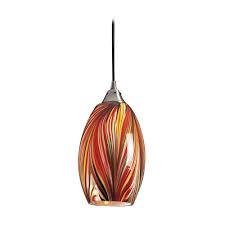 Our opal glass is a soft white cased glass that can suit any classic or modern decor. Modern Mini Pendant Light With Multi Color Glass 517 1m Destination Lighting
