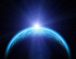In The Beginning God In The Beginning God Healing Light Sun Illustration