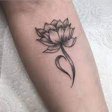 Classic Lotus Flower Tattoo Cute Colored Black And White Large And Small Lotus Tattoos Ank Flower Wrist Tattoos Small Lotus Tattoo Flower Tattoo Shoulder