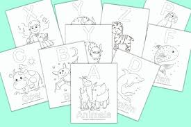 Free printable coloring pages for children that you can print out and color. Free Printable Alphabet Coloring Pages No Prep Way To Teach The Abcs The Artisan Life