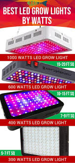 Best Led Grow Lights By Watts Best Led Grow Lights Led Grow Lights Hydroponics Led Grow Lights