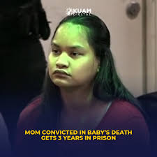 A Dededo mother convicted in the death of her one-year-old boy will spend  three years in the Department of Corrections prison. Giltinan Ramangmou was  sentenced before Judge Vernon Perez in the Superior