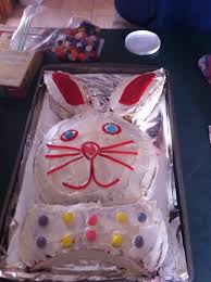 Bad bunny logo sketch #1. Easter Dessert Bunny Cake Mommy S Block Party