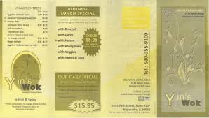 Order food online at chinese kitchen, naperville with tripadvisor: Yin S Wok Menu In Naperville Illinois Usa