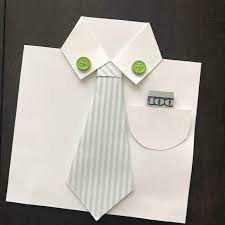 If you are interested in creating horizontal strips, roll the shirt from left to right (or vice versa), and tie the strings this is a great opportunity to make fun paper for crafts and cards. How To Make A Father S Day Shirt And Tie Money Holder Card Thriftyfun