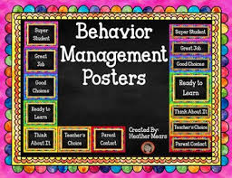 Classroom Behavior Charts Watercolor