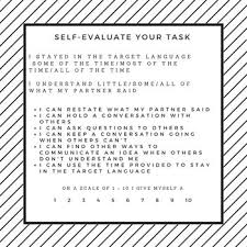 This Is A Free Example Of How Students Can Self Evaluate How To Use This Can Be Found Verbal Communication Skills Social Skills Lessons Kitchens And Bedrooms
