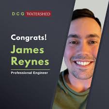 Please join us in congratulating James Reynes, PE for officially becoming a  Professional Engineer! We are very proud of this achievement and are  excited to see his continued career growth. #dcgwatershed #naturalresources  #environmental #landuseplanning ...