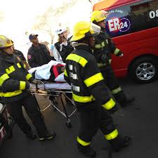 Local people uploaded pictures and videos of the fire to social media. Five Hurt In Cape Town Restaurant Gas Blast