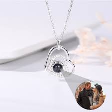 Cheap pendant necklaces, buy quality jewelry & accessories directly from china suppliers:custom lovers name photo pendant necklaces personality projection pet picture choker necklace mother's day valentine's day gift enjoy free shipping worldwide! Personalized Photo Projection Necklace To Love Warm Heart