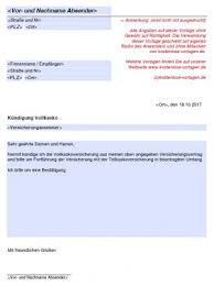 Vollkasko Kundigen Kostenlose Vordrucke De
