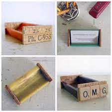 Score vertically at.5 and 4.25. Diy Business Card Holder