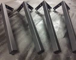 24 H Shipping Trapezoid Steel Table Base 75x72 Cm 30 Wide X28 High Powder Coated Metal Furniture Design Modern Furniture Design Wood Furniture Design Table