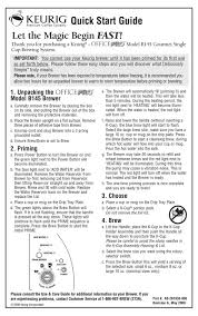 With the choice of three cup sizes, the officepro brewer. Keurig Officepro B145 Quick Start Manual Pdf Download Manualslib