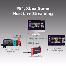 Y&h hdmi game capture card,full hd 1080p video recording,usb game capture,for xbox 360/xbox one/ps4/wii u and nintendo switch,support mic in. Usb3 0 1080p 60fps Hdmi Video Capture Card Recording Usb 3 0 Live Broadcast Streaming For Ps3 Ps4 Camcorder Meeting Game Tv Box Hdmi Cables Aliexpress