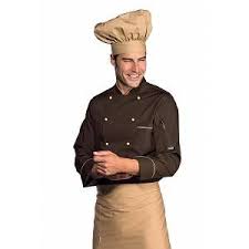 Veste Chef Cuisinier Manches Longues Extralight Biscuit Cacao En 2020 Chef Cuisinier Uniformes De Restaurant Cuisinier