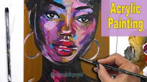 Abstract Portrait Painting