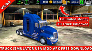 A list of all truck driving simulation games on download free games. Truck Simulator Usa Mod Apk V4 0 4 For Android Sourav Gaming