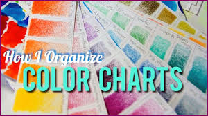 How I Organize Color Swatches Holbein Prismacolor Colored Pencil Watercolor