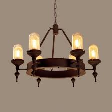 6 lights metal hanging light