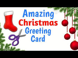 Play your cards right and you might get the same one next year! Amazing Christmas Greeting Card Christmas Card Making Christmas Decoration Ideas Diy Art And Craft Giveagift