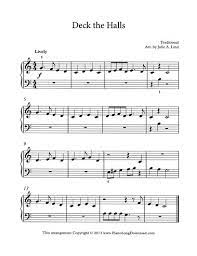 This is song is festive and perfectly encapsulates the christmas season. Deck The Halls Free Easy Piano Sheet Music