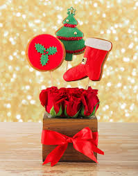 Buy Christmas Edibles And Roses Online Netflorist Christmas Gifts Christmas Christmas Gifts For Her