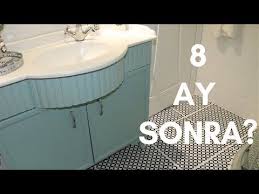 Banyo Boyama Teknik Bilgiler Ve Temizligi 8 Ay Sonra Youtube Banyo Temizligi Banyo Lavabolar