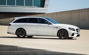 Download Wallpapers Mercedes Amg E63s 2017 4matic 4k Station Wagon White E Class New Cars Sports Version German Cars Mercedes Besthqwallpapers Com Mercedes Amg Amg Station Wagon