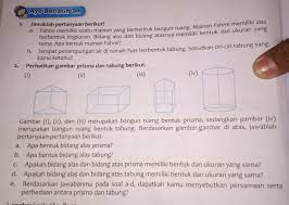 Objek tersebut dapat berbentuk beraturan atau pun tidak beraturan. Tolong Jawab Yang No 1 2 Ya Brainly Co Id