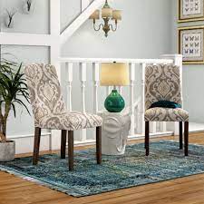 Each chair has a solid wood frame for the kind of sturdiness that's built to last for years to come. Bungalow Rose Neena In Beige Gray Reviews Wayfair