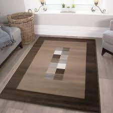 And, visually, kitchen rugs can really elevate the look of the room. Soft Dark Chocolate Brown Living Room Rugs Thin Small Large Geometric Rug Ebay