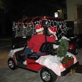 Image result for how to decorate a golf cart with christmas lights