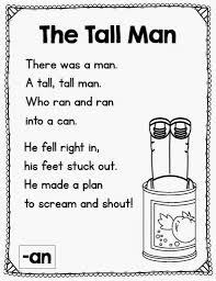 Phonics Poetry Freebie Susan Jones Rhyming Poems For Kids Phonics Reading Passages English Poems For Kids