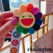 Search results for rainbow logo vectors. Hgl Takashi Murakami Kaikai Kiki Mini Rainbow Flower Plush Strap Pin Keychain Shopee Singapore