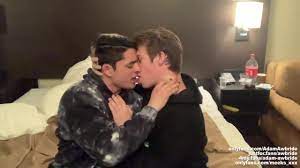 Cute Guys Adam Awbride and Meeks Making out Bloopers - Pornhub.com