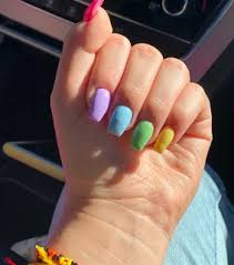All acrylics and cover pink powder is. Pastel Nails Images On Favim Com