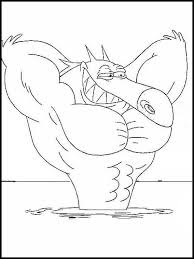 Top wing new series cartoon coloring page. Coloring Pages Zig And Sharko 1