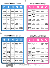 Simple, easy, diy baby shower game free printable for baby shower. Printable Baby Shower Bingo 50 Cards Pink And Blue Printable Games