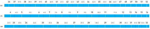 Shimano Footwear Size Chart