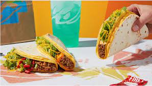 1 Double Stacked Tacos Returning To Taco Bell On December 26 2019 Fast Food Items Food Taco Bell