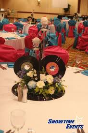 See more ideas about sock hop party, 50th party, 50s theme parties. Pin By Irma Serna On Lynda S Wedding Party Centerpieces 50s Theme Parties Disco Party Decorations