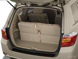 2018 toyota highlander cabin dimensions and cargo room. 2008 Toyota Highlander Pictures Trunk U S News World Report