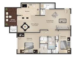 With a finished basement this duplex house plan is over. Bryn Mawr Pa Apartments 1 2 Bedroom Floor Plans