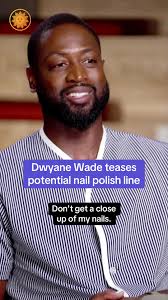 “I’ve got some cool ideas that I’m exploring”: Dwyane Wade teases a  potential nail polish line in an interview with Jericka Duncan. “I’ve been  having some conversations.” #dwyanewade