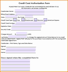 Credit Card Authorisation form Template Australia Awesome Travel ...