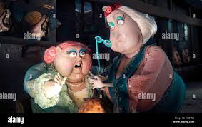 CORALINE, from left: Miss Forcible (voice: Jennifer Saunders), Miss Spink  (voice: Dawn French), 2009. ©Focus FeaturesCourtesy Stock Photo - Alamy