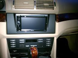 However i have seen some done with double din radios, just requires some dremel work on the opening. Crutchfield Double Din Install Kit Bimmerfest Bmw Forum